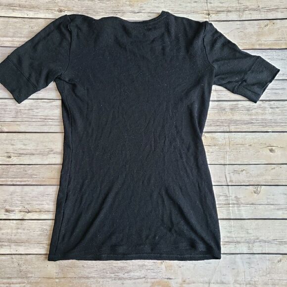 Vince 100% wool short sleeve crew neck sweater - Picture 3 of 6